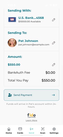 OneSpan™ BankAuth app screenshot 2