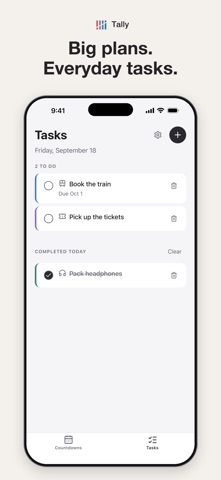 Tally - Countdown App Screenshot 5 of 6