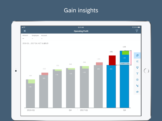 SAP Analytics Cloud iPad screenshot 4 - Business app