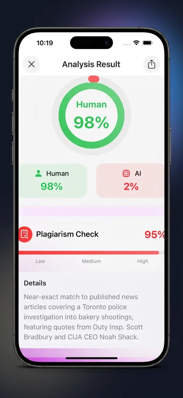 Screenshot #2 pour Humanize AI Text: AI Rewriter