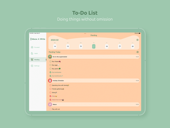 FocusFlow - Focus Todo Habit iPad screenshot 4 - Productivity app
