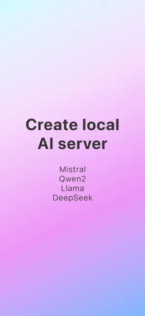 ai.local iPhone screenshot 1