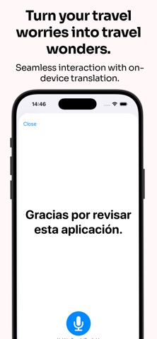 Translate Offline: LingTextTap iPhone screenshot