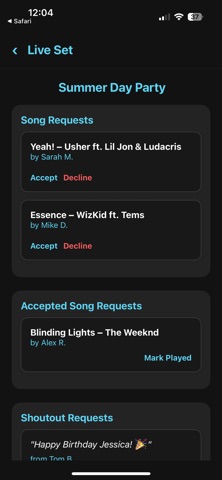 Influence - DJ Crowd Insights screenshot
