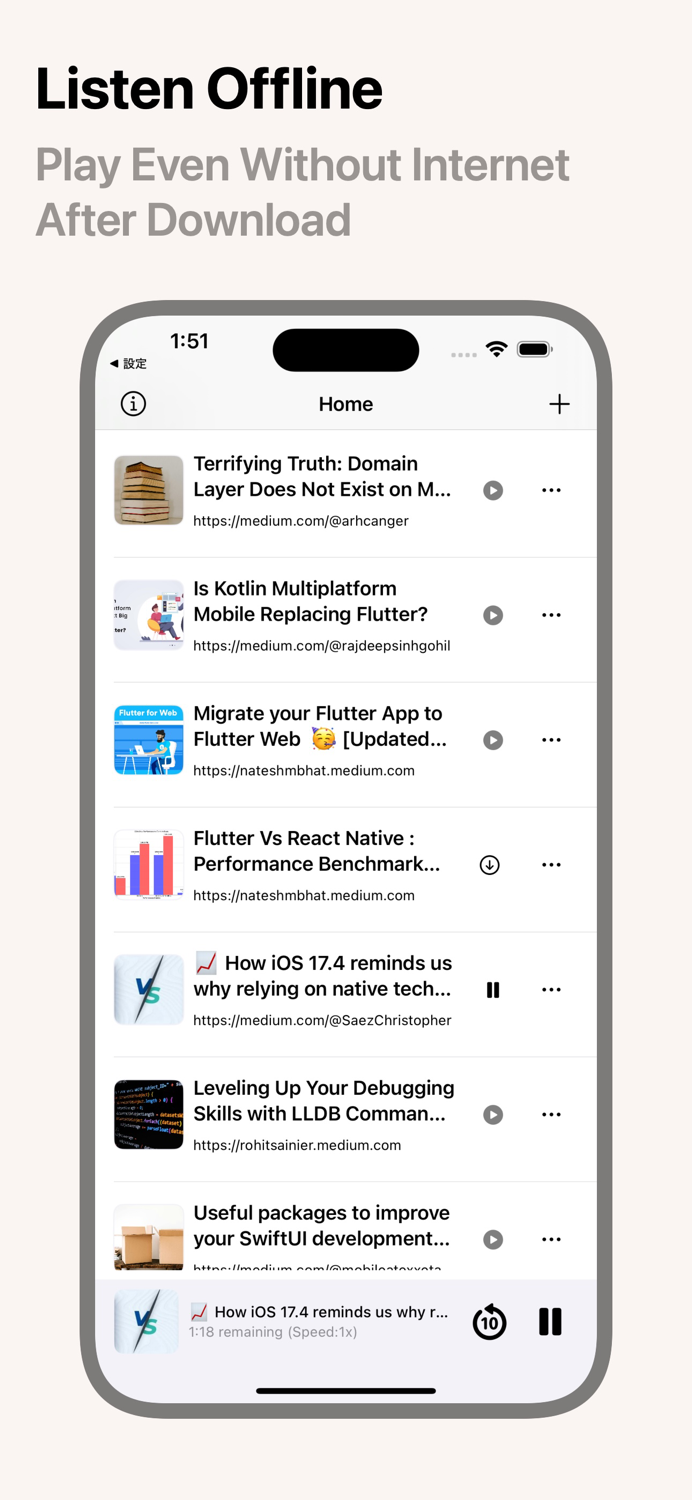 Audiblog - Read Articles Aloud