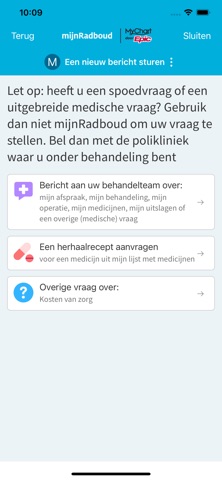 mijnRadboud screenshot