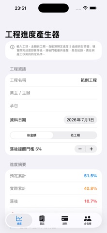 Site Progress Generator Screenshot 3 of 3