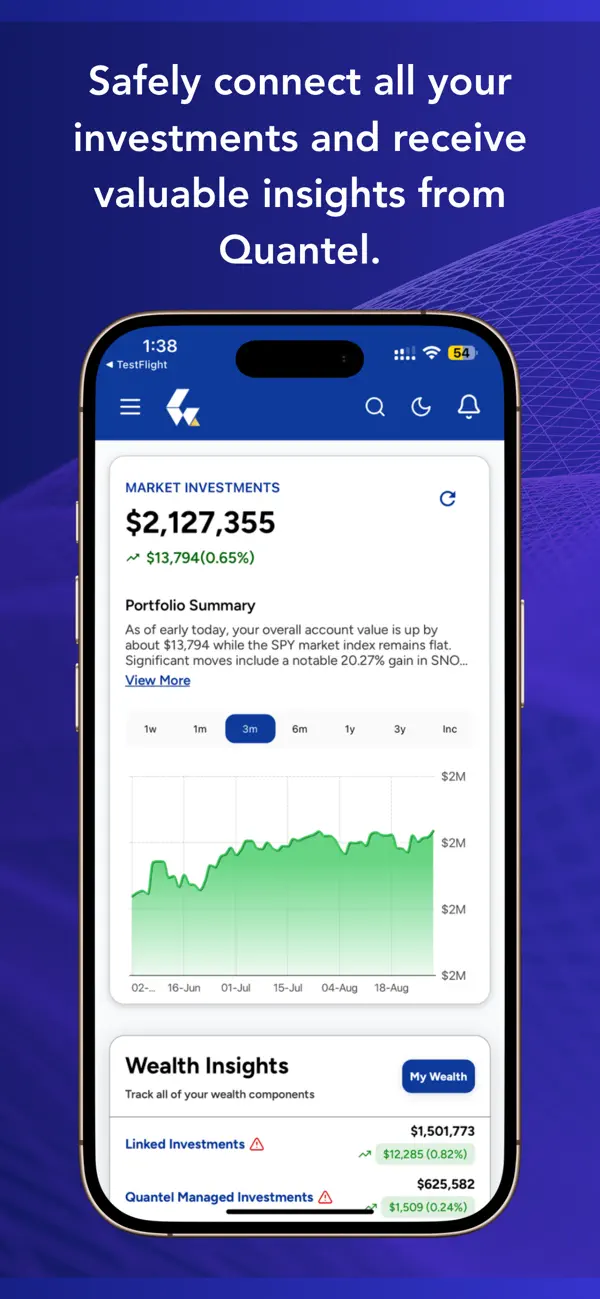 #1. Quantel (iOS) Por: Tenjin Ai Financial Technologies