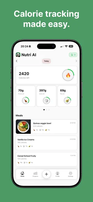 Nutri AI: Calorie Tracker screenshot 1