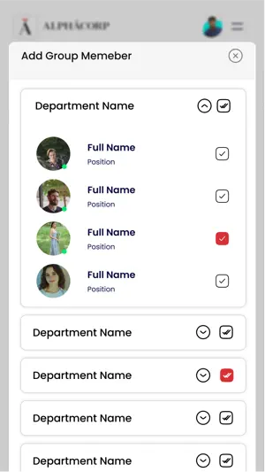 Alphacorp Intranet screenshot 2
