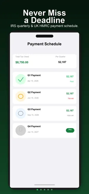 TaxFlow: 1099 Tax Calculator screenshot 3