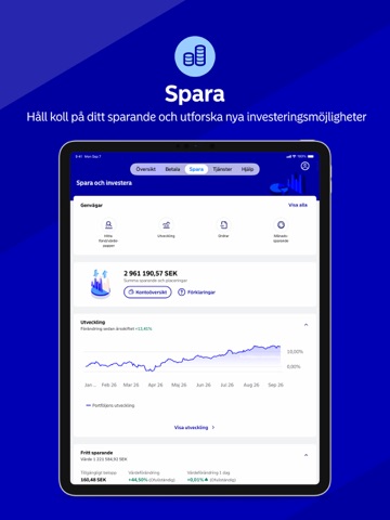 Nordea Mobile - Sverige iPad screenshot 3