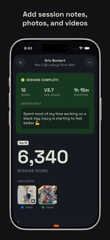 CompSesh screenshot