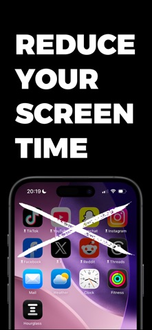 Hourglass: Screen Time Control iPhone screenshot