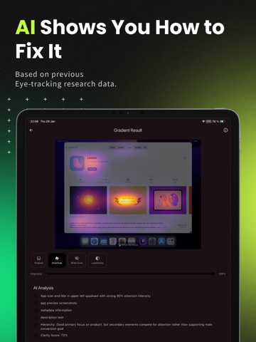 Attention AI: Content Analyzer iPad screenshot