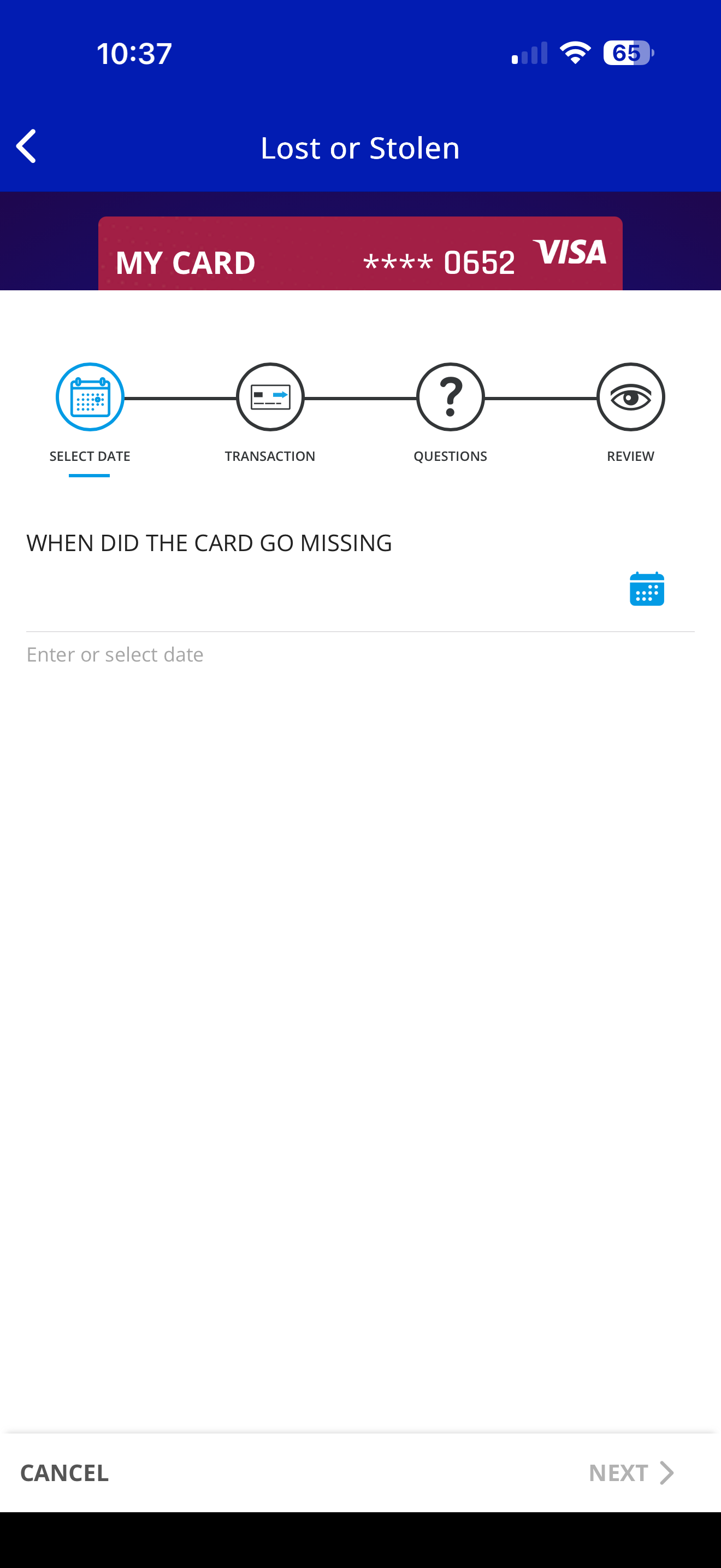CFCU Visa screenshot 6