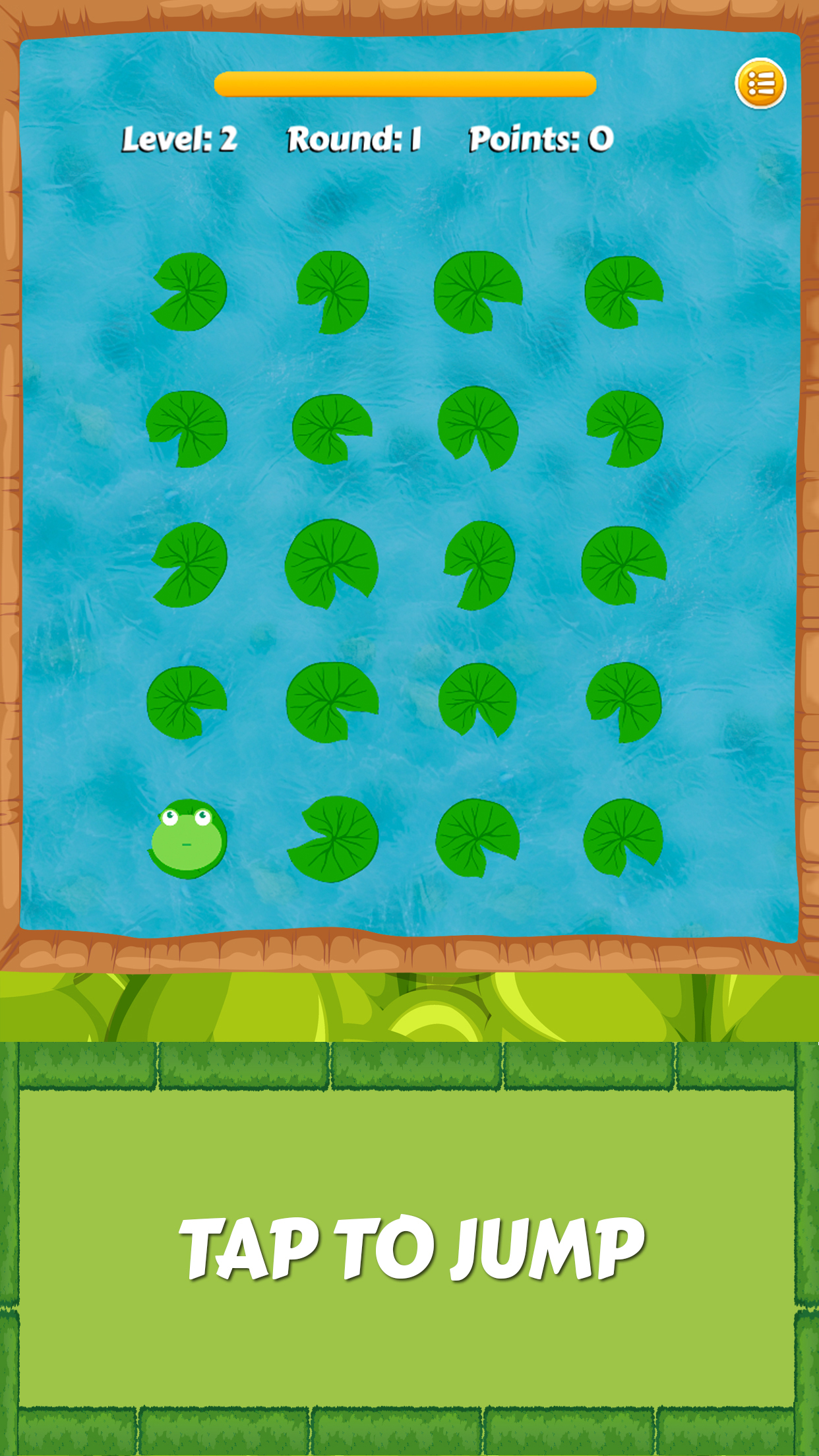 Tiny Jumping Frog Fun Game