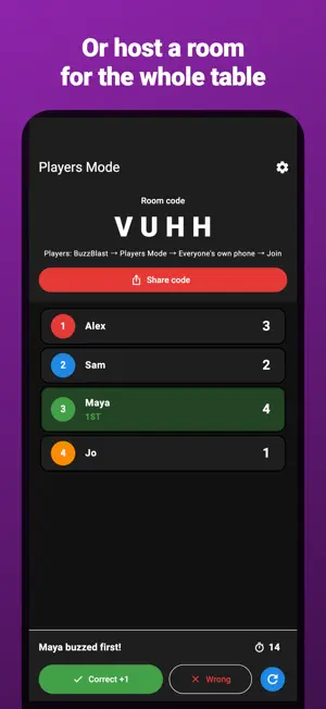 BuzzBlast - Quiz Buzzer App screenshot 3