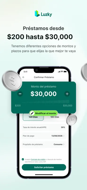 LUZKY - Préstamos de crédito screenshot 1 of 6