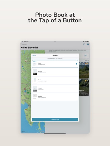 tripDiary – Vanlife Journal iPad screenshot