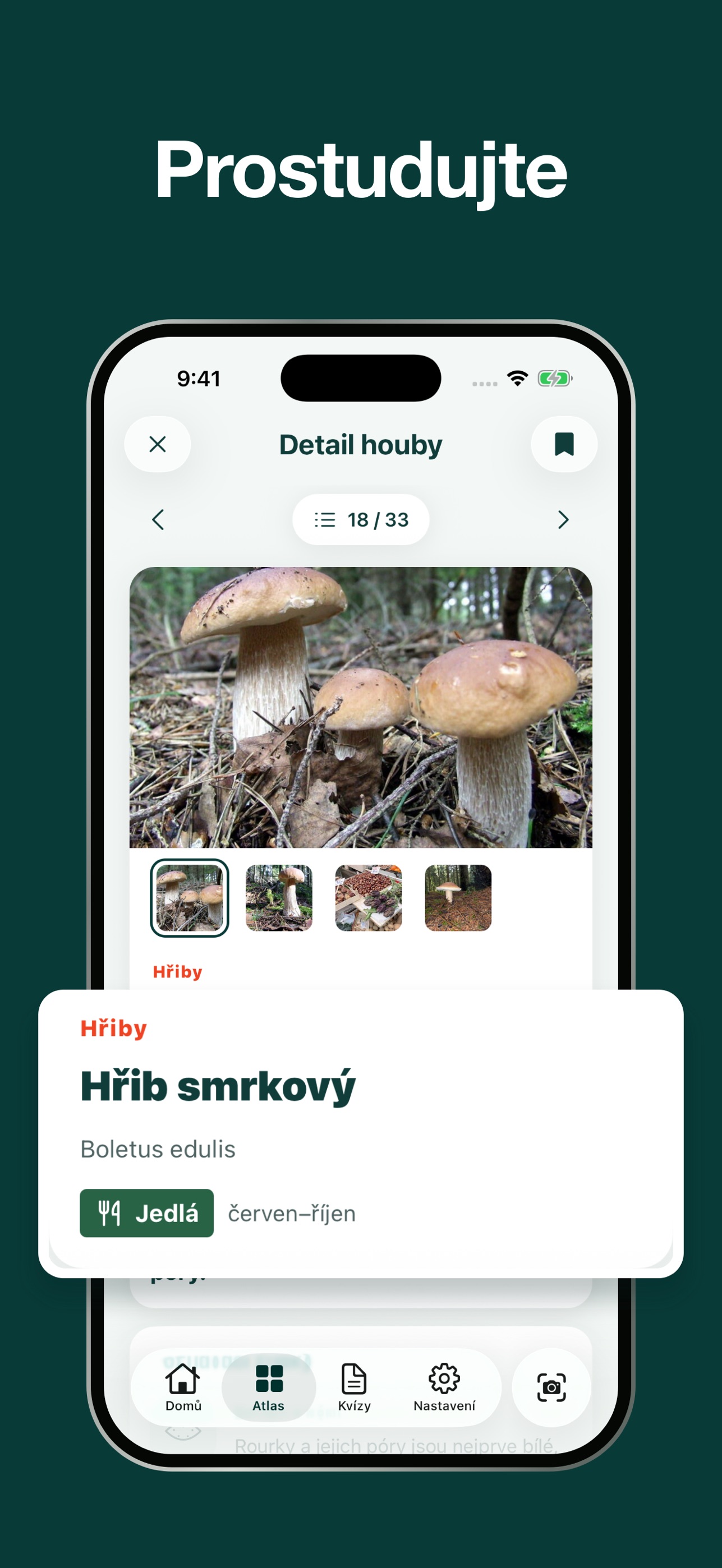Screenshot 4 of Houby AI: aplikace na houby