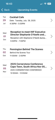 IWF Louisiana iPhone screenshot