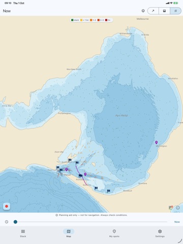 Slack Water – Port Phillip iPad screenshot 1