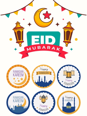 Eid Mubarak - Islamic Stickers iPad screenshot