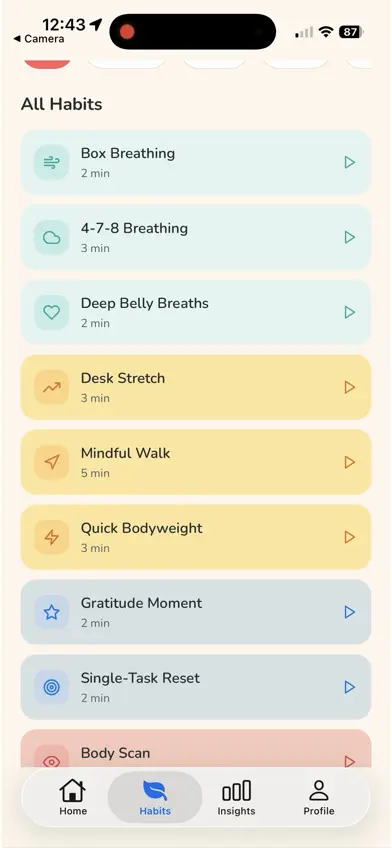 HabitGap screenshot 4