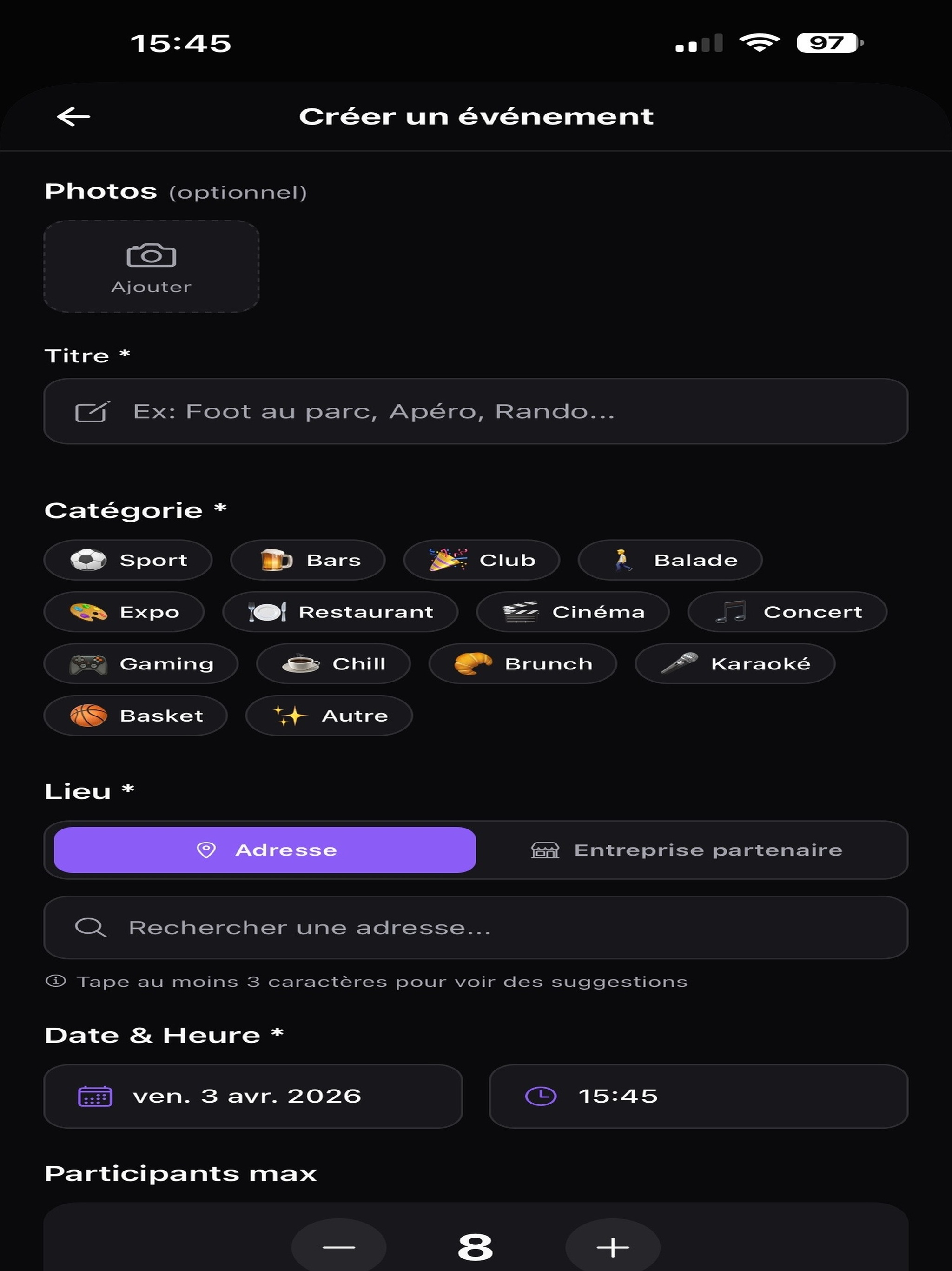 OnSort Rencontres et Sorties