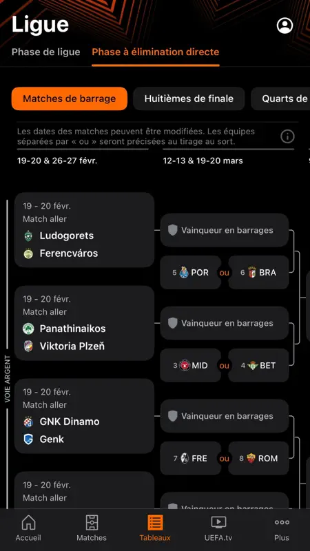 UEFA Europa League officiel screenshot 3 of 8