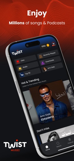 Twist Music, Podcast & Radio screenshot