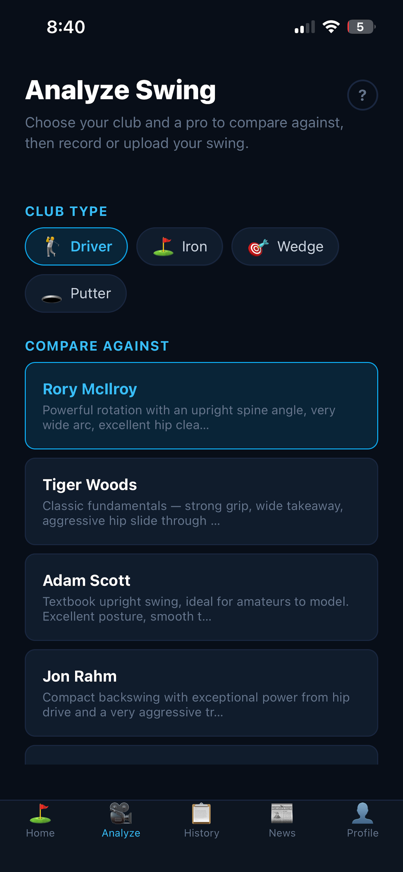 Pocket Golf Coach screenshot 3