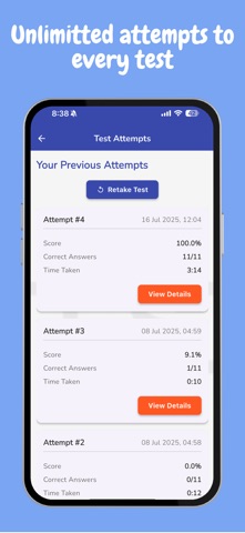 Selective School Year 8 Exams screenshot