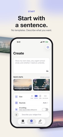Facet: AI Widget Maker & Theme Screenshot 3 of 6