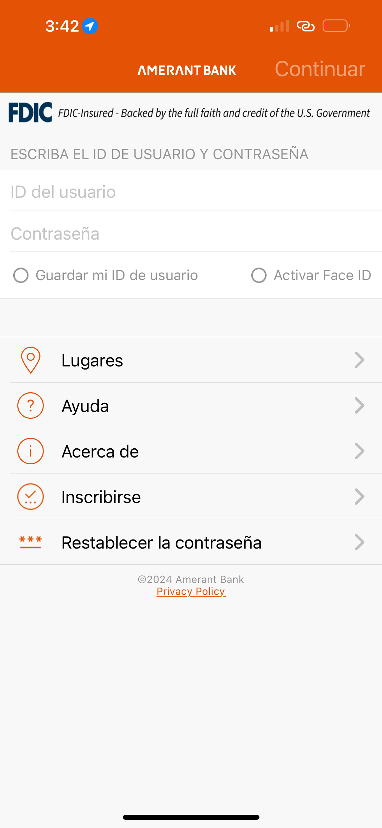 Amerant Mobile Banking-Spanish