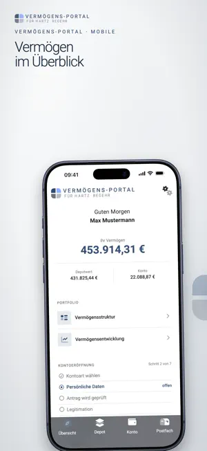 Vermögens-Portal screenshot 1