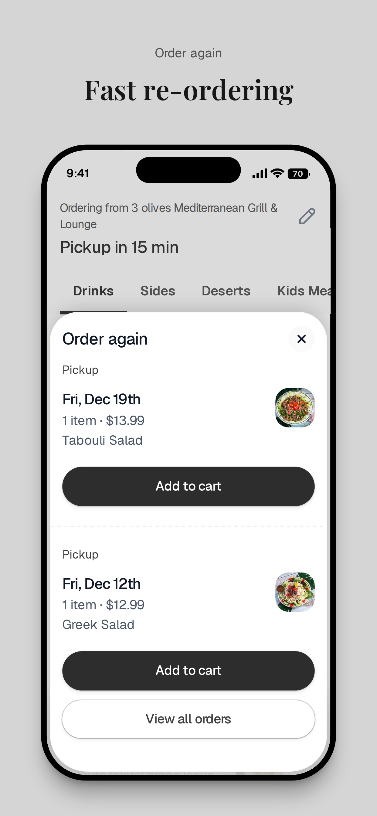 3 Olives Mediterranean Grill screenshot 4