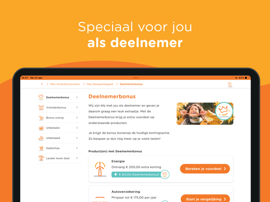 UnitedConsumers iPad app afbeelding 7