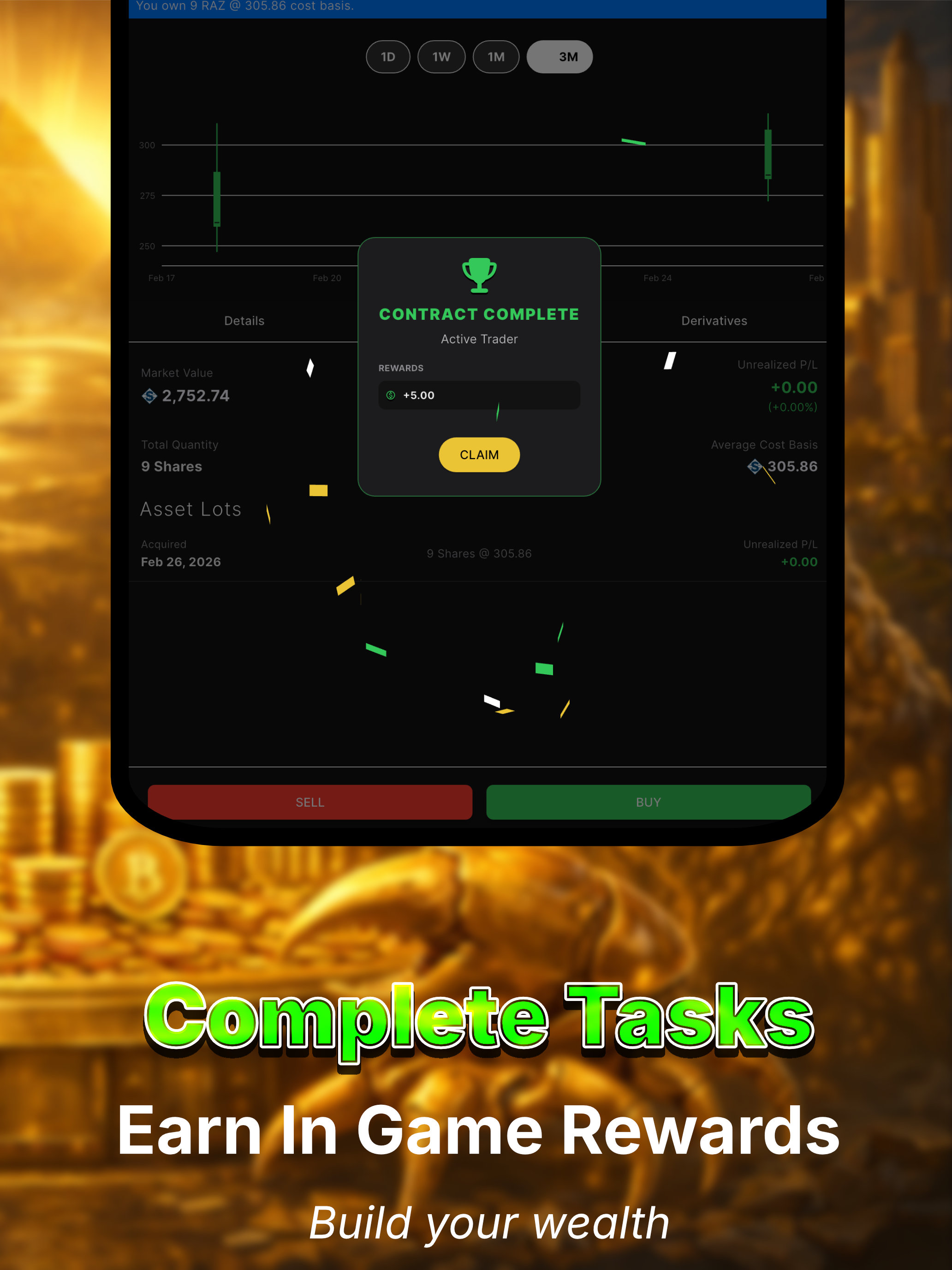 Hi Stakes Markets Game