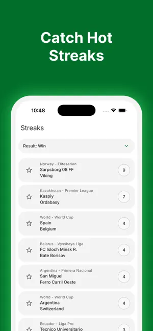WinFinder - Soccer Stats screenshot 4