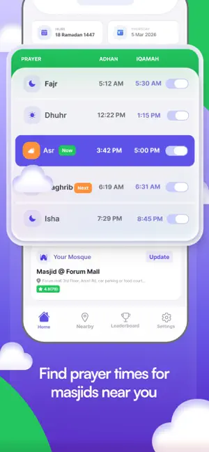 Masjid Times: Prayer & Mosque screenshot 2