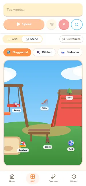 Swirly AAC: First Words screenshot 4