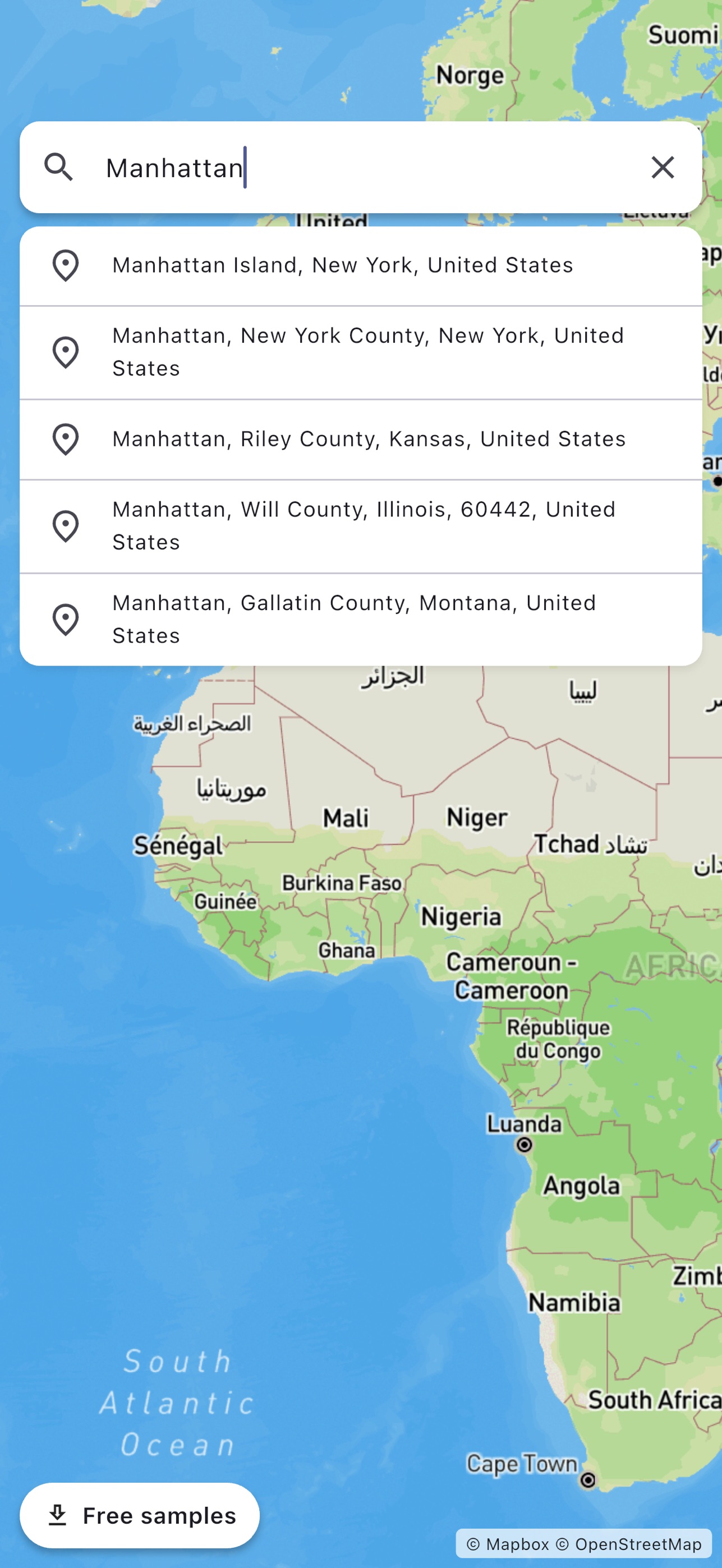 Screenshot 1 of Map Shape Cutout: Vector SVG