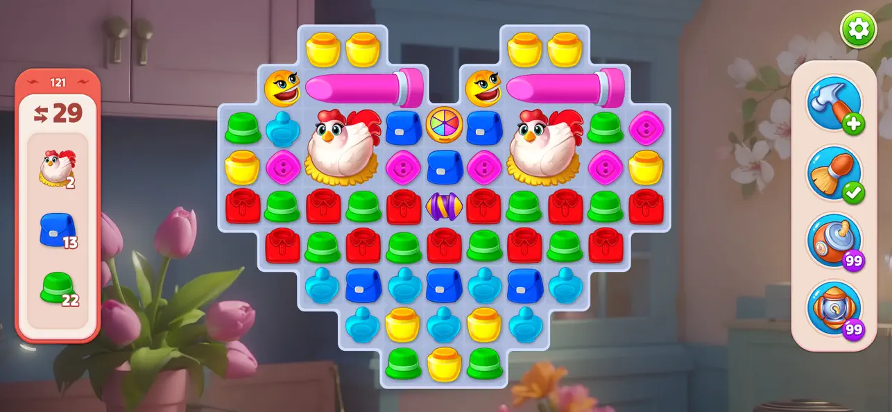 Screenshot #1 pour Dream Makeover - Match 3 Games
