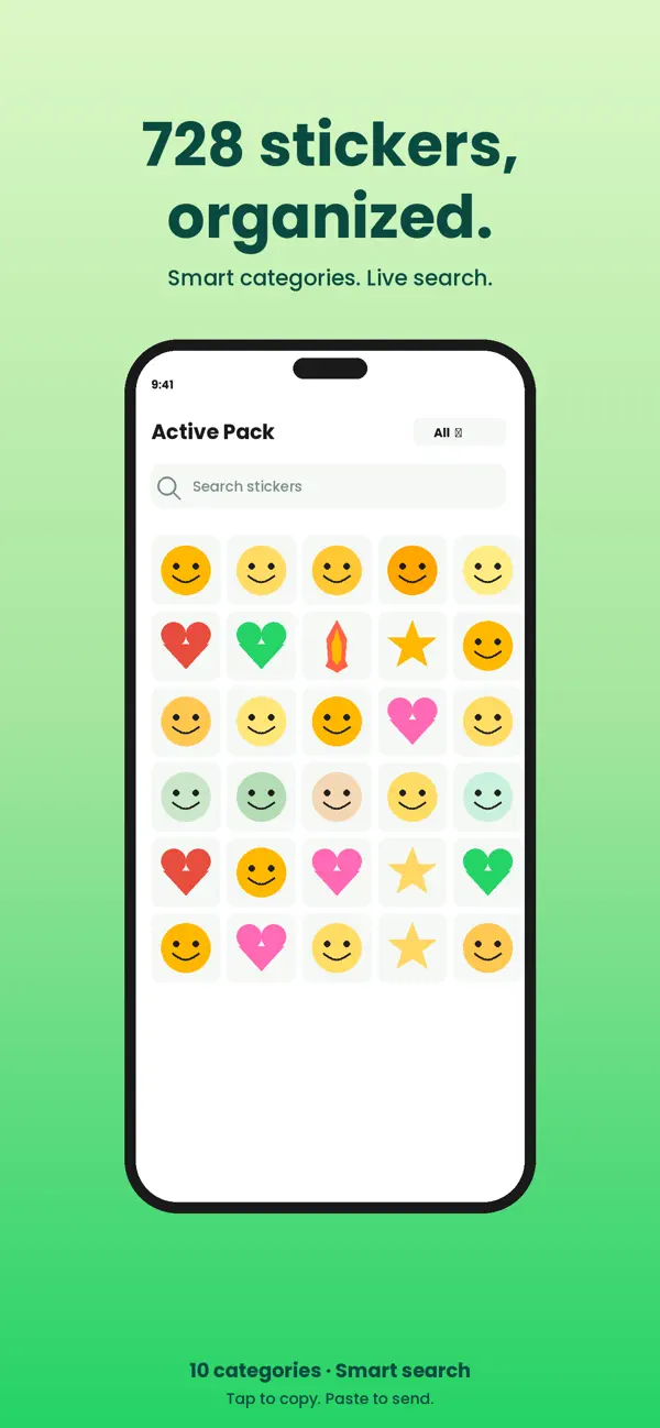 Screenshot #2 pour AIKeyMoji: AI Sticker Keyboard