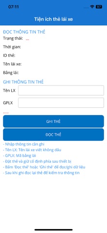 Ghi thẻ lái xe iPhone screenshot 3