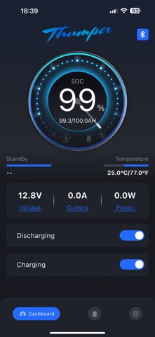 Thumper Batteries screenshot