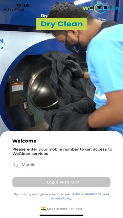 WeClean: Laundry & Dry Clean Screenshot