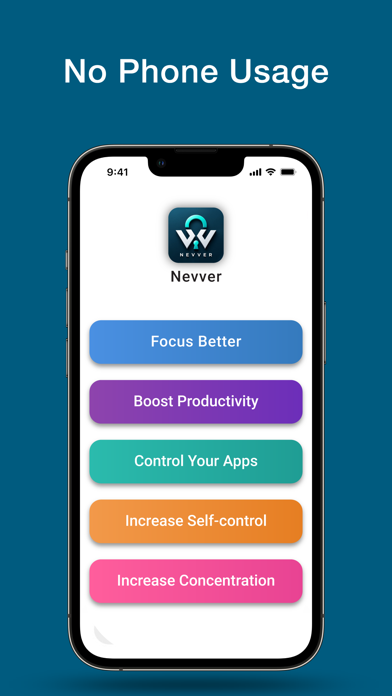 Screenshot #2 pour Nevver – Phone Lock & Focus
